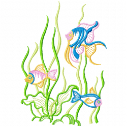 Fishes Embroidery Design 6 Fishes Embroidery Design 6